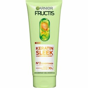 Garnier Kondicionér pro suché a krepaté vlasy Fructis Keratin Sleek (Conditioner) 200 ml obraz