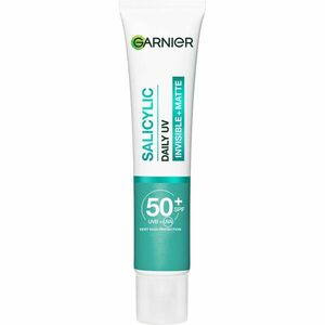 Garnier Denní fluid proti nedokonalostem pleti SPF 50+ PureActive Salicylic (Daily UV Invisible + Matte) 40 ml obraz