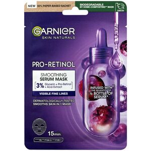 Garnier Vyhlazující plátýnková maska Skin Naturals Pro-Retinol (Smoothing Serum Mask) 22 g obraz