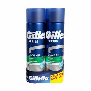 Gillette Dárková sada gelů na holení pro citlivou pleť 2 x 200 ml obraz