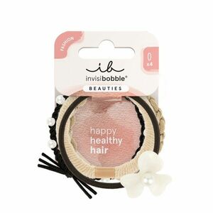 Invisibobble Gumička do vlasů Beauties Flower Pearl 4 ks obraz