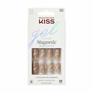 KISS Gelové nehty Gel Fantasy Magnetic (Drama) 28 ks obraz