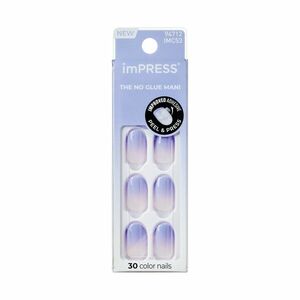 KISS Samolepící nehty imPRESS Color Nails (Friendzone) 30 ks obraz