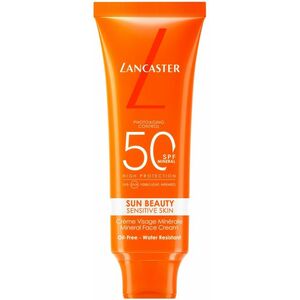 Lancaster Minerální opalovací krém Sun Beauty Sensitive Skin SPF 50 (Mineral Face Cream) 50 ml obraz