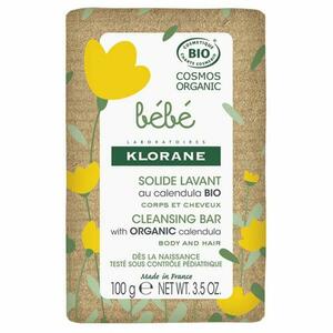 Klorane Jemné mýdlo s bio měsíčkem Bébé (Cleansing Bar) 100 g obraz
