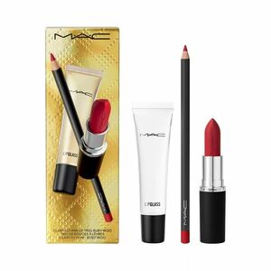 MAC Cosmetics Sada na rty Claim to Fame Ruby Woo (Lip Trio) obraz