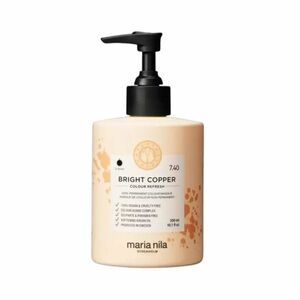 Maria Nila Jemná vyživující maska bez permanentních barevných pigmentů 7.40 Bright Copper (Colour Refresh Mask) 300 ml obraz