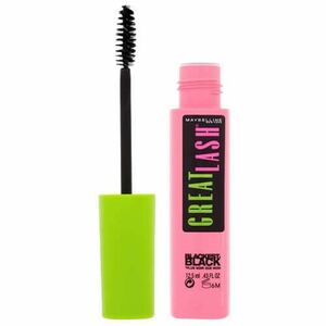 Maybelline Vyživující a zhušťující řasenka Great Lash Blackest Black 12, 5 ml Black obraz