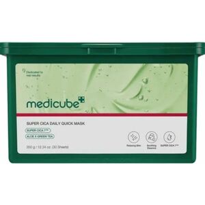 Medicube Zklidňující pleťová maska Super Cica (Daily Quick Mask) 30 ks obraz