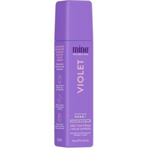 Minetan Samoopalovací pěna pro tmavě hnědé opálení s olivovým podtónem Violet (Self Tan Foam) 200 ml obraz