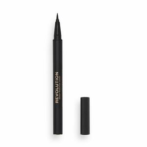 Revolution Tužka na obočí Dark Brown Hair Stroke (Brow Pen) 0, 5 ml obraz