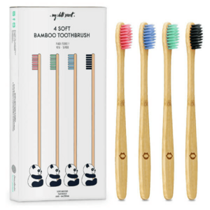 My White Secret Bambusový zubní kartáček (Bamboo Toothbrush) 4 ks obraz