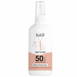 NAÏF Dětský ochranný sprej na opalování SPF 50 (Mineral Sunscreen) 100 ml obraz