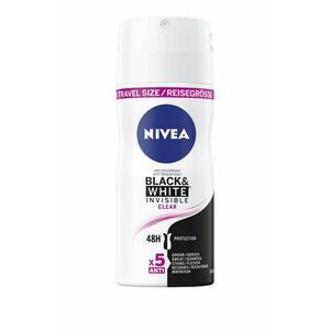 Nivea Antiperspirant ve spreji Invisible Black & White Clear (Antiperspirant) 100 ml obraz