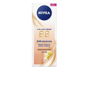 Nivea Zkrášlující hydratační krém 5 v 1 BB Cream SPF 15 (5in1 Beautifying Moisturizer) 50 ml tmavší tón pleti obraz