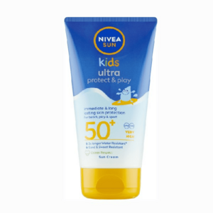 Nivea Dětské mléko na opalování Protect & Play SPF 50+ Sun Kids Ultra 150 ml obraz
