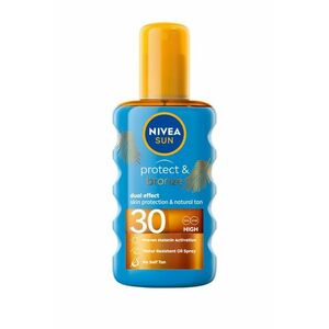 Nivea Olej na opalování ve spreji podporující zhnědnutí SPF 30 Sun (Protect & Bronze Oil) 200 ml obraz
