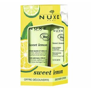 Nuxe Dárková sada Sweet Lemon Hand and Lip Set obraz