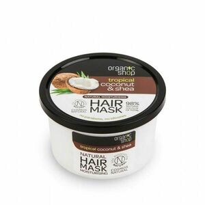 Organic Shop Hydratační vlasová maska Tropical Coconut & Shea (Hair Mask Moisturising) 250 ml obraz