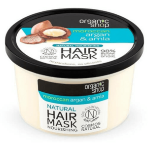 Organic Shop Vyživující maska na vlasy Moroccan Argan & Amla (Natural Nourishing Hair Mask) 250 ml obraz