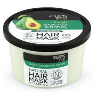 Organic Shop Regenerační maska na vlasy Avokádo & Med (Repairing Hair Mask) 250 ml obraz