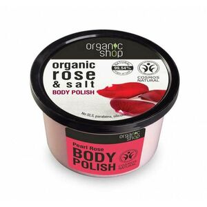 Organic Shop Tělový peeling Růže a sůl (Body Polish) 250 ml obraz