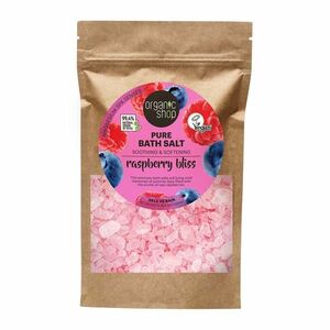 Organic Shop Sůl do koupele Raspberry Bliss (Pure Bath Salt) 500 g obraz