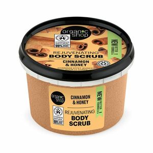 Organic Shop Omlazující tělový peeling Skořice a med (Rejuvenating Body Scrub) 250 ml obraz
