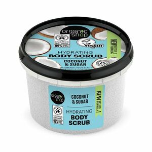 Organic Shop Hydratační tělový peeling Kokos a cukr (Hydrating Body Scrub) 250 ml obraz