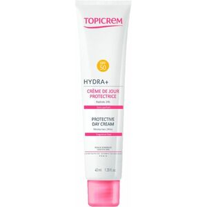 Topicrem Hydratační denní krém pro citlivou pleť SPF 50 HYDRA+ (Protective Day Cream) 40 ml obraz