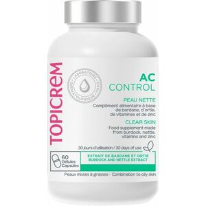 Topicrem Doplněk stravy pro problematickou pleť se sklonem k akné AC Control (Clear Skin) 60 ks obraz