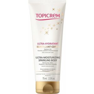 Topicrem Hydratační tělový krém se třpytivým efektem Ultra Hydratant (Ultra Moisturizing Sparkling Body) 75 ml obraz