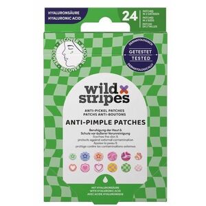 Wild Stripes Hydrokoloidní náplasti na akné s kyselinou hyaluronovou Groovy Protect (Anti-Pimple Patches) 24 ks obraz