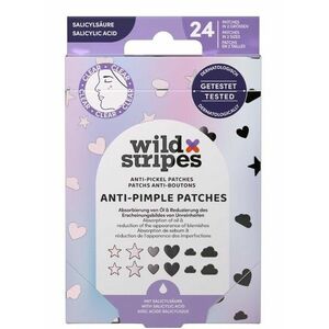 Wild Stripes Hydrokoloidní náplasti na akné s kyselinou salicylovou Holo Clear (Anti-Pimple Patches) 24 ks obraz