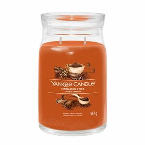 Yankee Candle Aromatická svíčka Signature sklo velké Cinnamon Stick 567 g obraz
