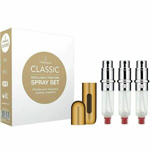 Travalo Classic HD - plnitelný flakon 3 x 5 ml (zlatý) obraz