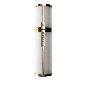 Travalo Milano - plnitelný flakon 5 ml (bílá a zlatá) obraz