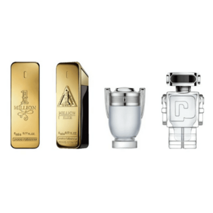 Rabanne Kolekce miniatur Rabanne pro muže - One Million - EDT 5 ml + One Million Elixir Intense - parfém 5 ml + Invictus - EDT 5 ml + Phantom - EDT 5 ml obraz