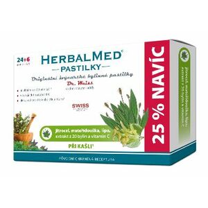 Simply You HerbalMed pastilky Dr. Weiss při kašli 24 pastilek + 6 pastilek ZDARMA obraz