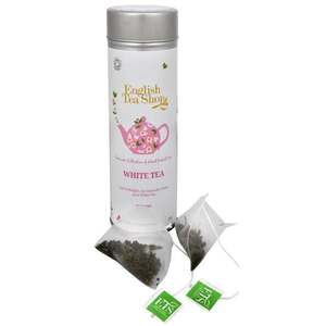 English Tea Shop Čistý bílý čaj BIO 15 pyramidek v plechovce obraz