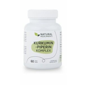 Natural Medicaments Kurkumin-piperin komplex 60 tablet obraz