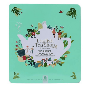 English Tea Shop Dárková sada The Ultimate zelená BIO v plechové kazetě 72 sáčků obraz