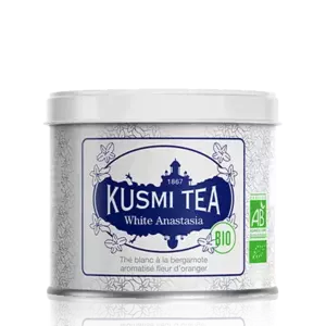 Kusmi Tea White Anastasia plechová dóza 90 g obraz