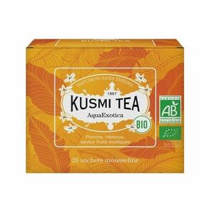 Kusmi Tea Aqua Exotica BIO 20 mušelínových sáčků 40 g obraz