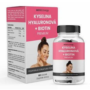 MOVit Energy Kyselina hyaluronová + Biotin PREMIUM 60 tobolek obraz