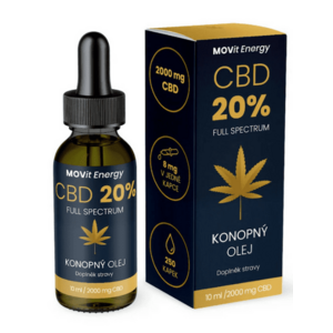 MOVit Energy CBD 20% Full Spectrum konopný olej 10 ml obraz