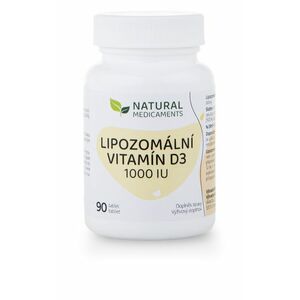 Natural Medicaments Lipozomální vitamín D3 1000 IU 90 tablet obraz