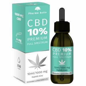Pharma Activ CBD 10% Premium 1000 mg Full Spectrum 10 ml obraz