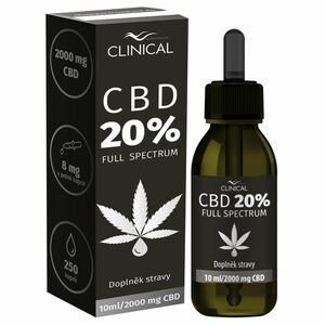Clinical CBD 20% 2000 mg Full Spectrum 10 ml obraz