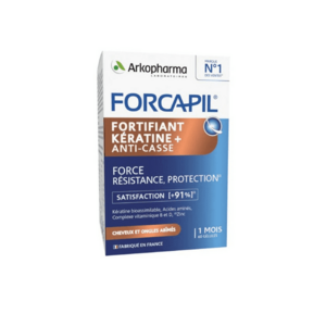 Forcapil Fortifilant keratin - síla, odolnost a ochrana pro vlasy a nehty 60 kapslí obraz